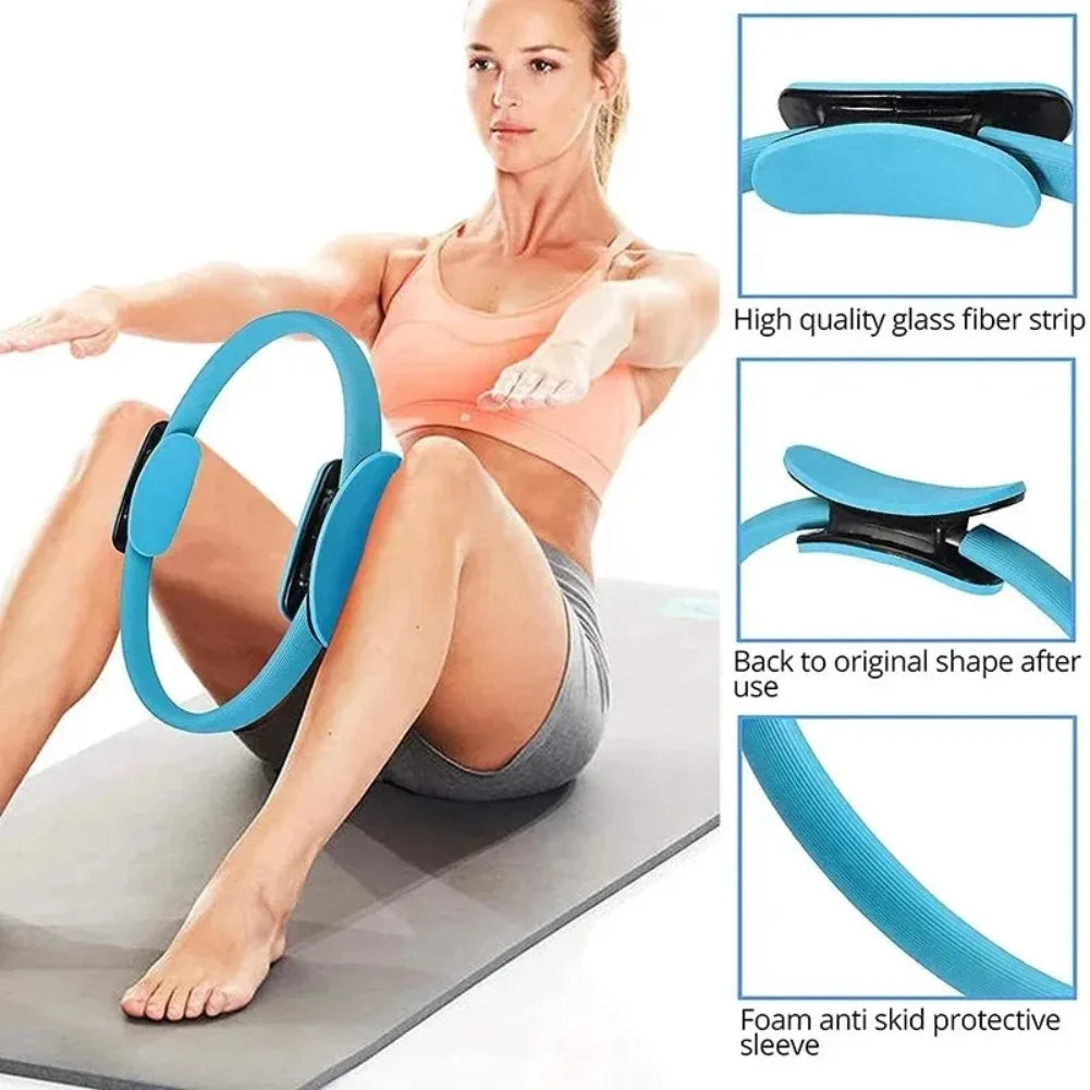 Anneau de Yoga Fitness Pilates, anneau ouvert dans le dos, anneau magique, entraînement musculaire du plancher pelvien, fournitures de Pilates