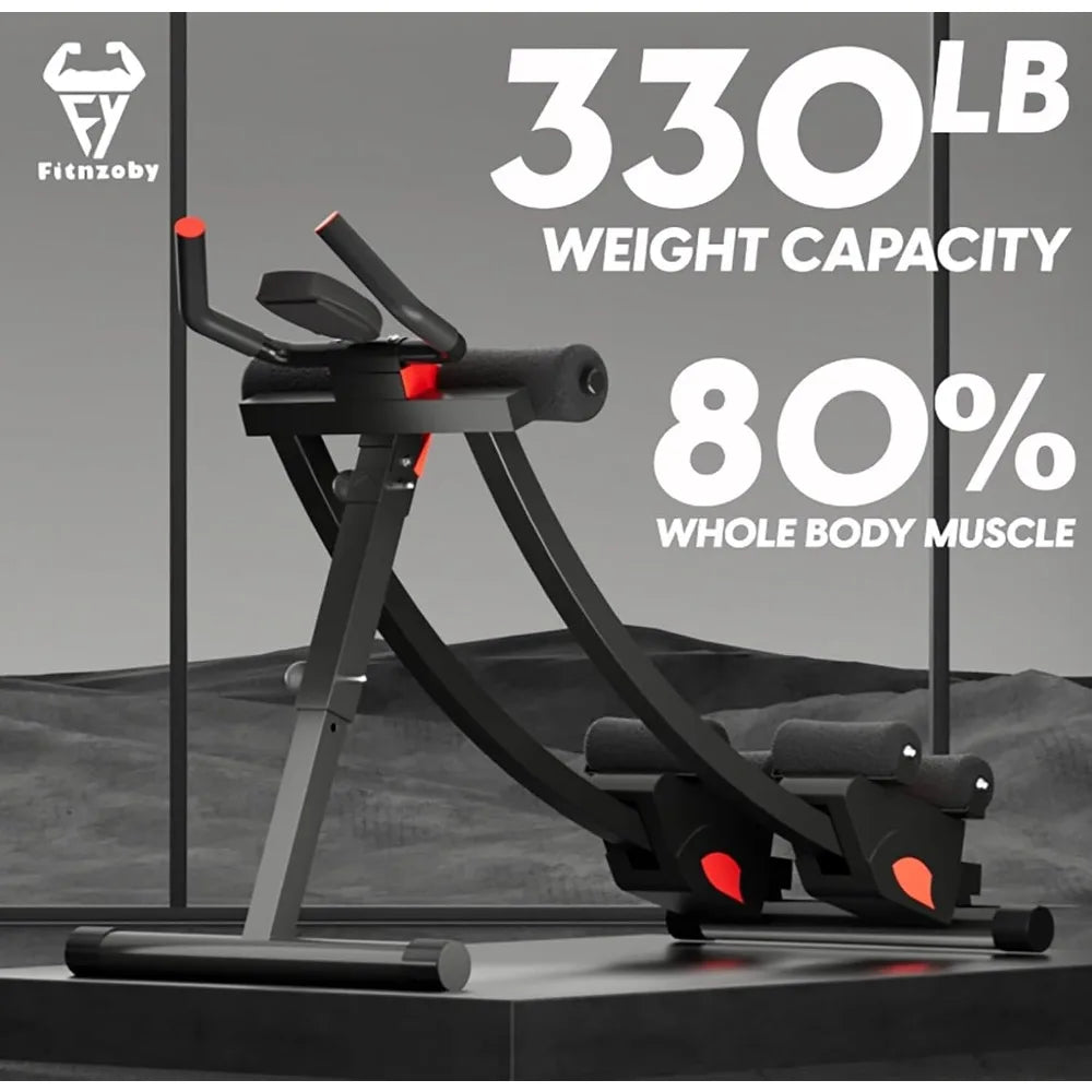 workout equipment for Home Gym Strength Training, Ab workout equipment, AB machine for stomach workout, Foldable