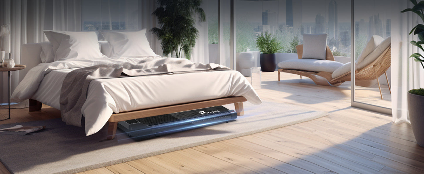Tapis roulant de bureau avec tapis de marche, tapis roulant sous le bureau pour le bureau à domicile, machine de marche et de jogging 2 en 1, avec double télécommande