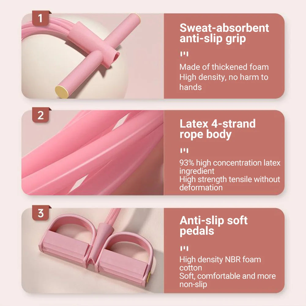 Yoga Fitness Pedal Puller Bands