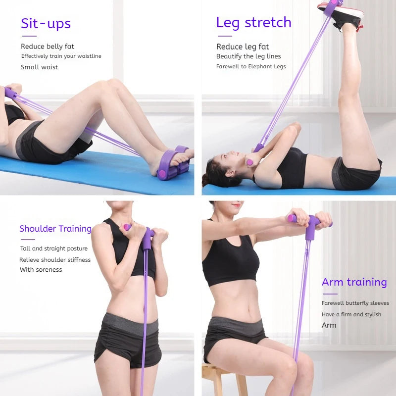 Yoga Fitness Pedal Puller Bands