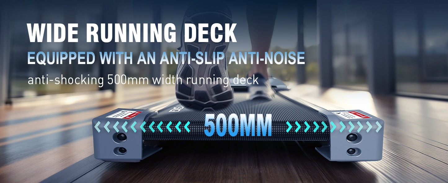 Tapis roulant de bureau avec tapis de marche, tapis roulant sous le bureau pour le bureau à domicile, machine de marche et de jogging 2 en 1, avec double télécommande