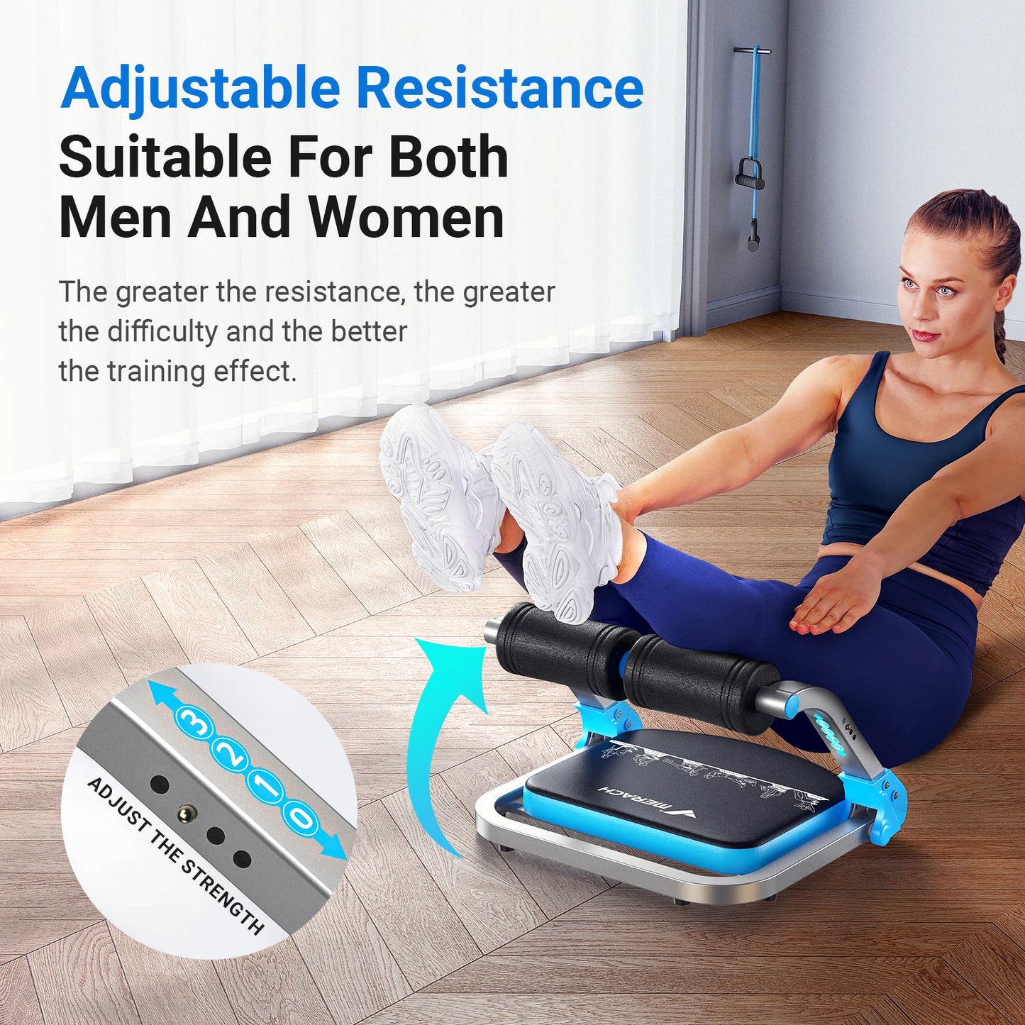 Power Crunch Seat – Adjustable Ab Workout Machine