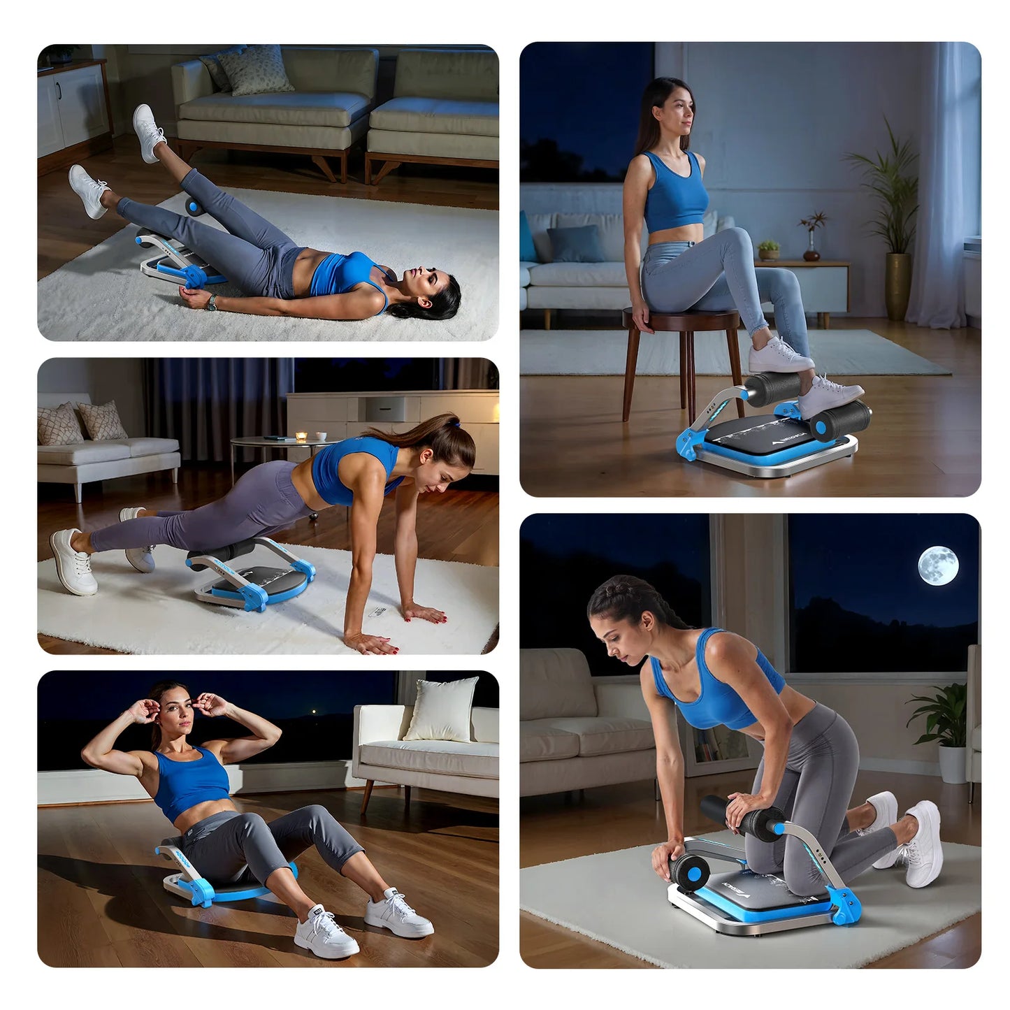 Power Crunch Seat – Adjustable Ab Workout Machine