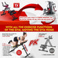 Machine de Fitness Ab pliable 12 en 1, équipement d'entraînement de base, Machine d'équitation réglable en hauteur, cuisses, fesses, façonnant l'abdomi
