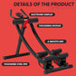 workout equipment for Home Gym Strength Training, Ab workout equipment, AB machine for stomach workout, Foldable