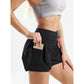 Short de Yoga pour femmes taille haute Sport Fitness 2 en 1 short d'entraînement pantalon de course short de Sport décontracté short de gymnastique à séchage rapide