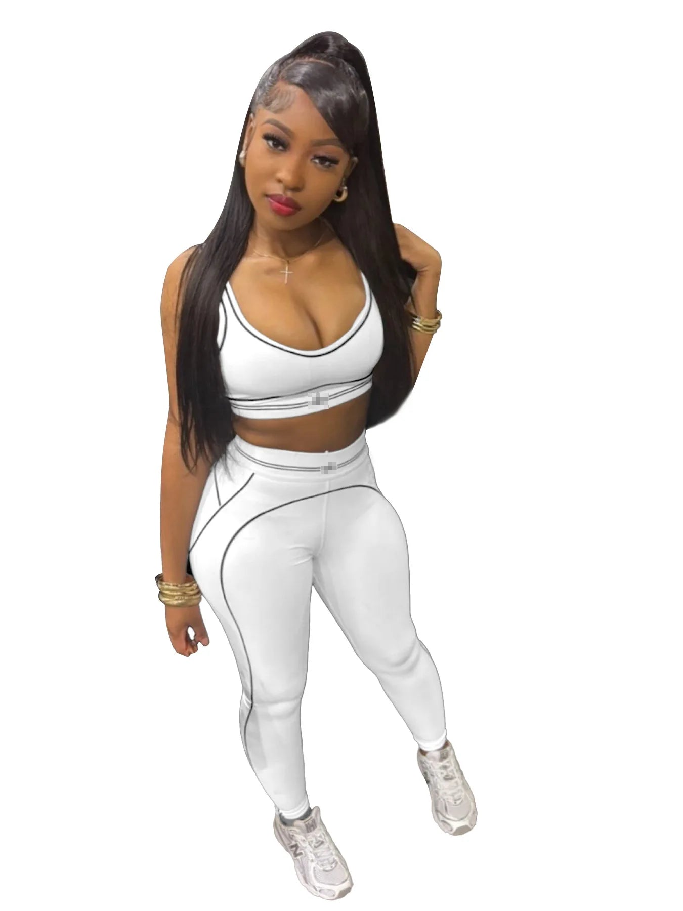 Été et printemps nouveau débardeur sans manches haut court costumes survêtements costumes pour femmes pantalons de mode femme solide Yoga 2 pièces ensembles 2025