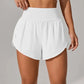 Short de Yoga pour femmes taille haute Sport Fitness 2 en 1 short d'entraînement pantalon de course short de Sport décontracté short de gymnastique à séchage rapide