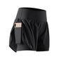 Short de Yoga pour femmes taille haute Sport Fitness 2 en 1 short d'entraînement pantalon de course short de Sport décontracté short de gymnastique à séchage rapide