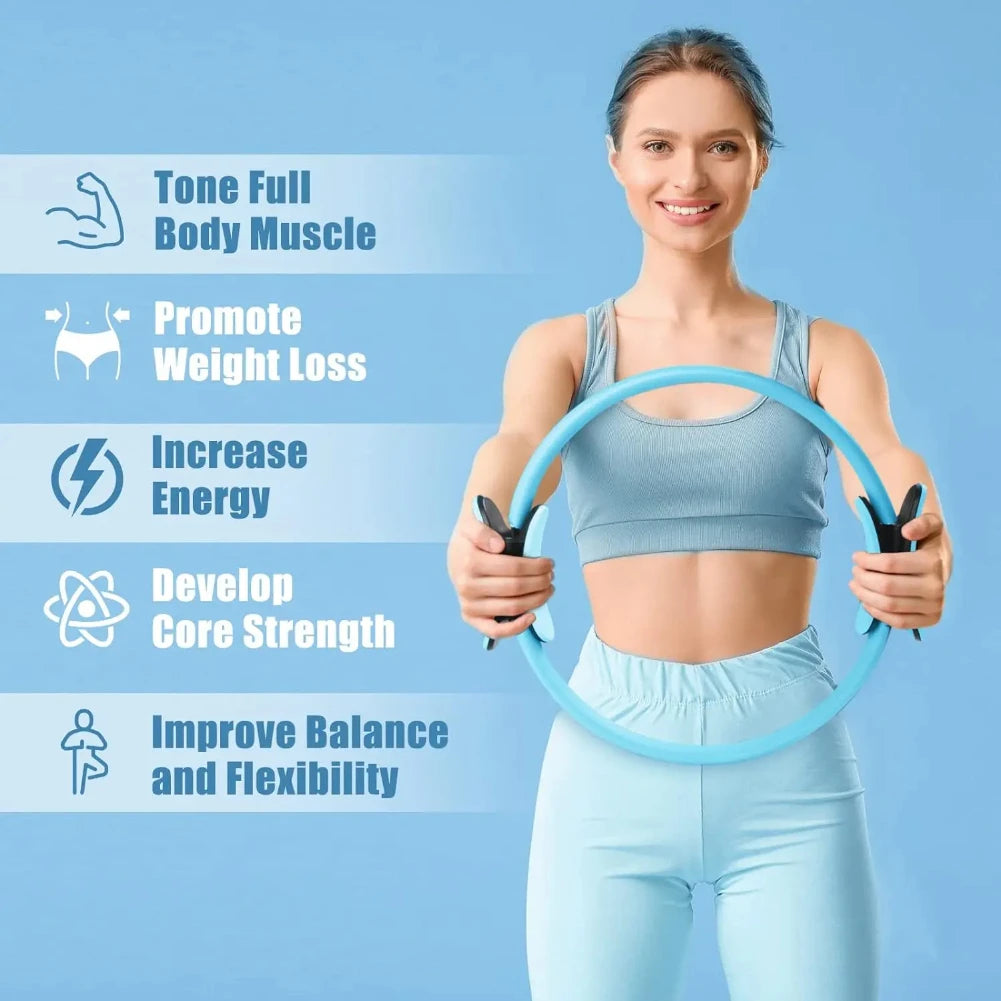 Anneau de Yoga Fitness Pilates, anneau ouvert dans le dos, anneau magique, entraînement musculaire du plancher pelvien, fournitures de Pilates